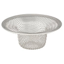 Whedon Drain Protector 2-3/4 in. D Chrome Stainless Steel Mesh Strainer
