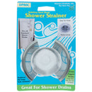Whedon Drain Protector 3-1/2 in. D Chrome Stainless Steel Shower Drain Strainer