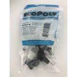 Flair-It Ecopoly 1/2 in. Crimp X 1/2 in. D Crimp Center Drain Valve