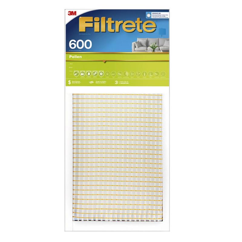 Filtrete 10 in. W X 20 in. H X 1 in. D Fiberglass 7 MERV Pleated Air Filter 1 pk