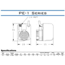 Little Giant PE-1 Series 1/125 HP 170 gph Thermoplastic Switchless Switch AC Submersible Utility Pum