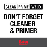 Oatey Clear Cement For PVC 4 oz