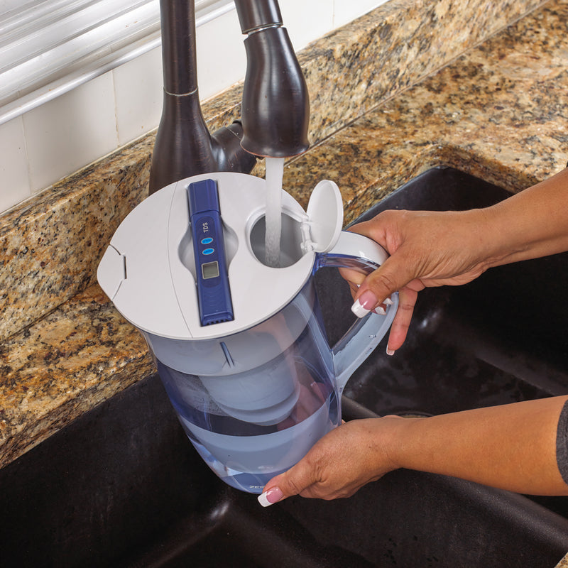 ZeroWater 10 cups Blue Water Filtration Pitcher