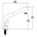 Home Plus Two Handle Chrome Laundry Faucet