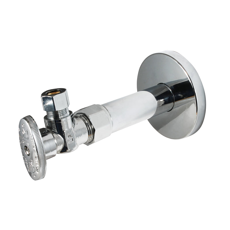 Keeney Chrome Plated Flange and Tube 1/2 in.