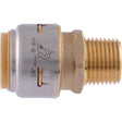 SharkBite Max 3/4 Inch x 1/2 Inch MNPT Bullnose Adapter, Push to Connect Brass Plumbing Fitting, PEX Pipe, Copper, CPVC, PE-RT, HDPE, UR138A