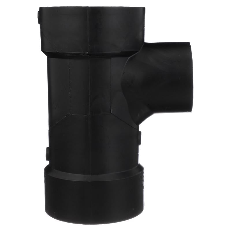Charlotte Pipe 3 in. Hub X 3 in. D Hub ABS Sanitary Street Tee