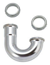 Ace 1-1/2 in. D Chrome Plated Brass J Bend