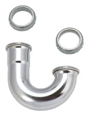 Ace 1-1/2 in. D Chrome Plated Brass J Bend