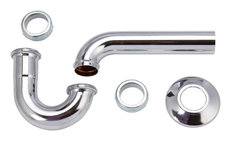 Ace 1-1/4 in. D Chrome Plated Brass P Trap