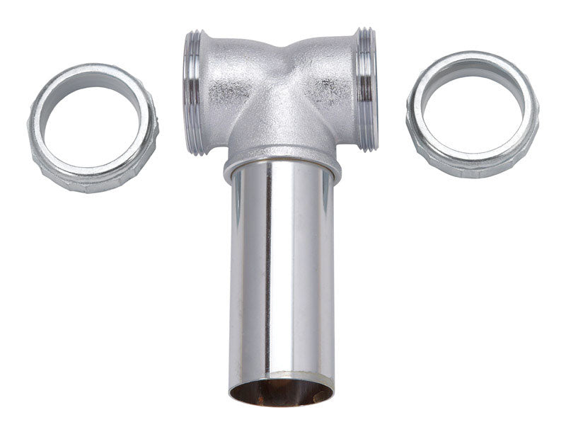 Ace 1-1/2 in. D Brass Center Outlet Tee and Tailpiece