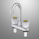 BAR FAUCET 2HNDL CHRM