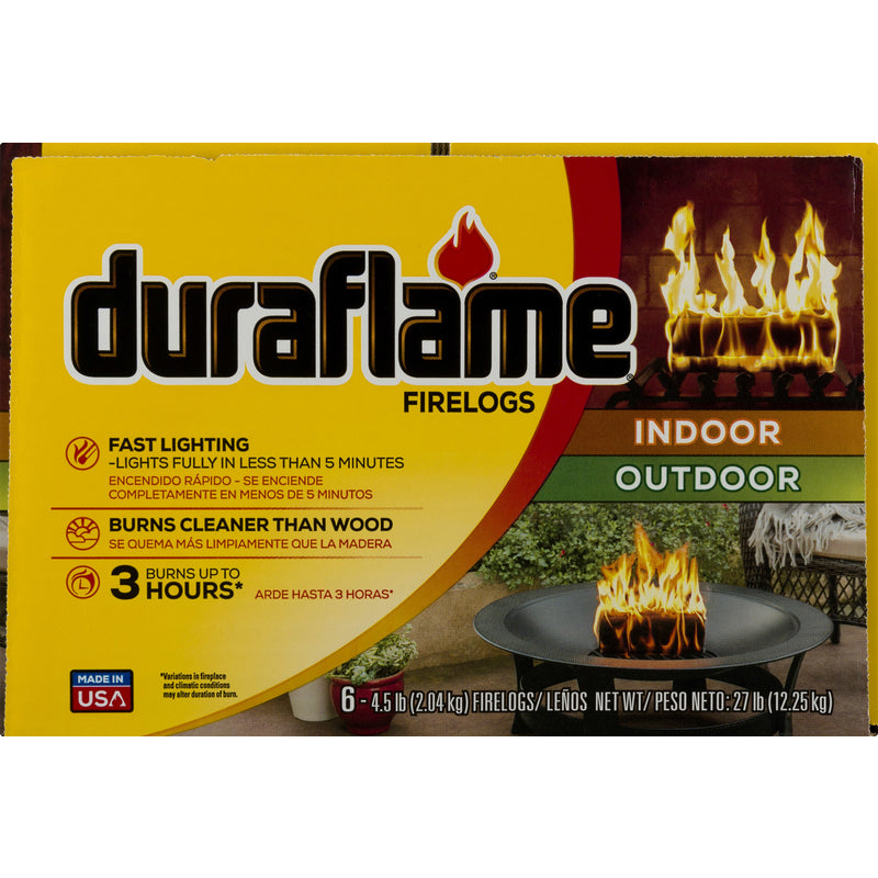 Duraflame Fire Log 3 hr 6 pk