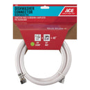 Ace 3/8 in. Compression X 3/8 in. D Compression 48 in. PVC Dishwasher Supply Line