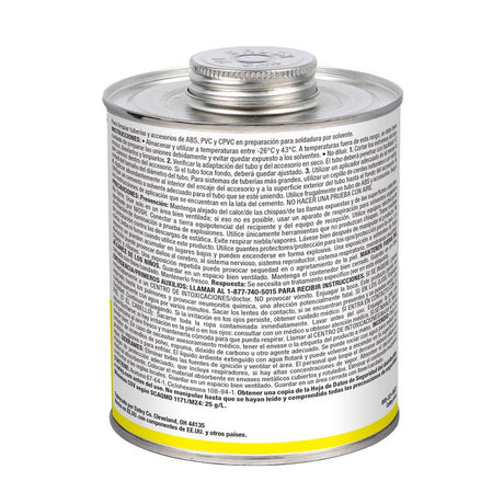 Oatey Clear Cleaner For ABS/CPVC/PVC 32 oz