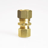5/8 in. Compression X 1/2 in. D Compression Yellow Brass Union