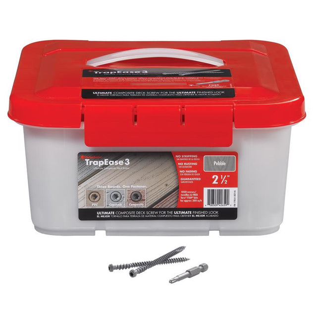 TRAPEASE SCREW GRAY