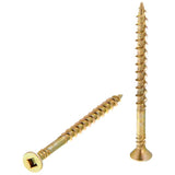 Senco DuraSpin No. 8 Sizes X 2-1/2 in. L Square Square Head Deck Screws 800 pk