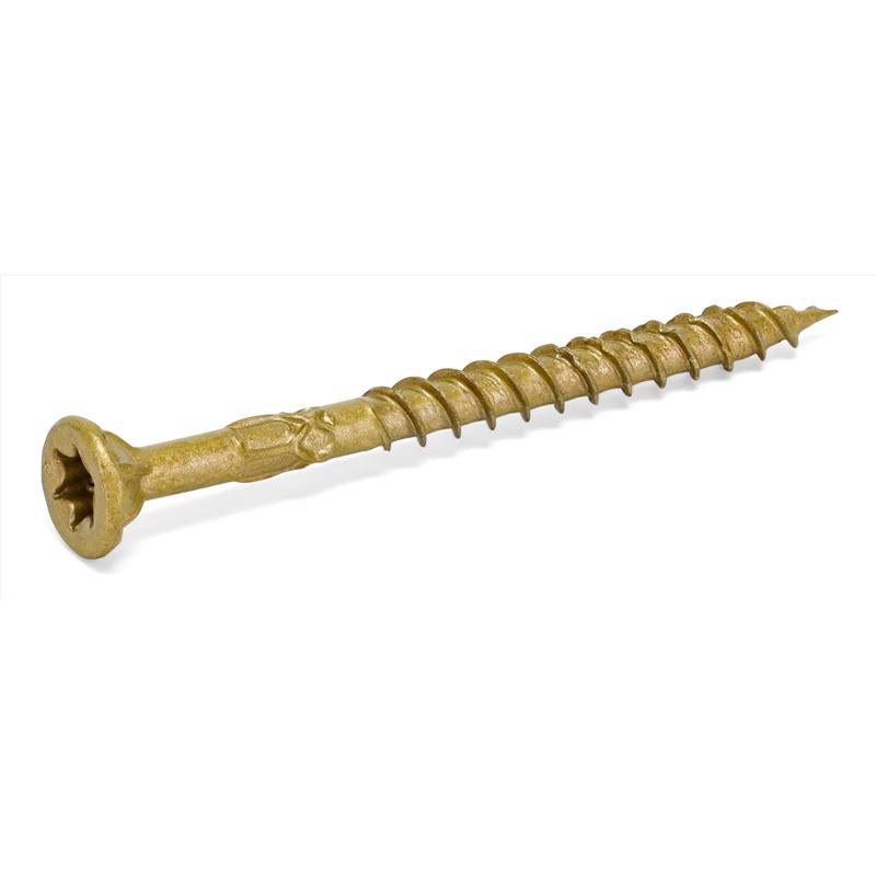 Hillman Power Pro No. 8 X 2 in. L Star Flat Head Premium Deck Screws 1 lb 153 pk