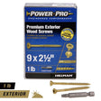 DECK SCREW PP #9X2-1/2"