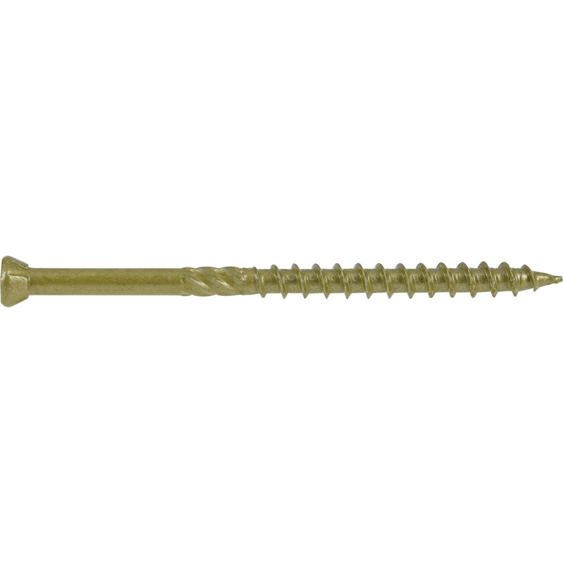 Hillman Power Pro No. 8 X 2-1/2 in. L Star Bronze Ceramic Trim Screws 1 lb 128 pk