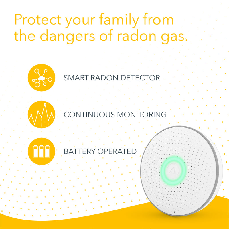 Airthings Radon Gas Detector 1 pk