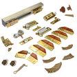 Johnson Hardware 100FD Commercial Grade Bi-Fold Door Hardware (72" - 4 Door System)