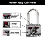 Master Lock 1.3/4 in. W Stainless Steel 4-Pin Tumbler Padlock