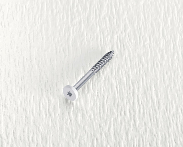 FASCIA SCRW9X1-7/8 WHT