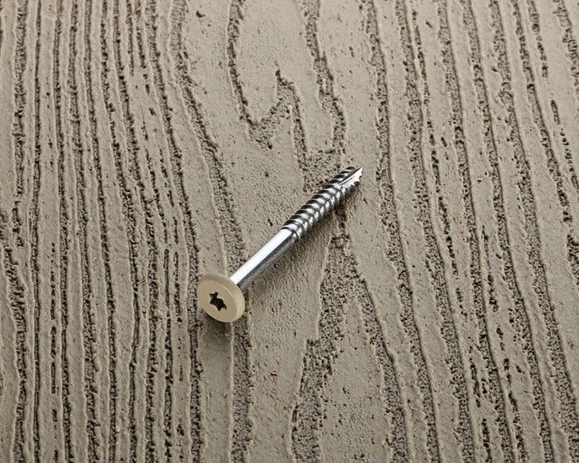 Starborn Deckfast No. 9 X 1-7/8 in. L Warm Gray Star Pan Head Fascia Screws 100 pk