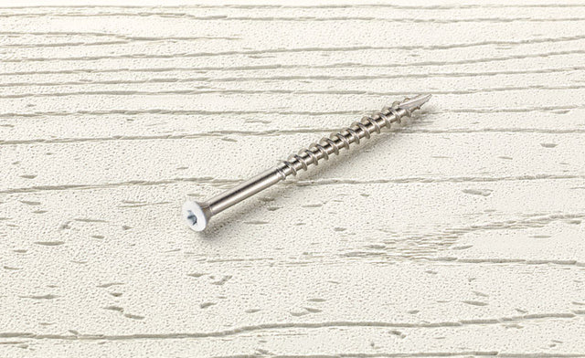 DECK SCRWS 8X2-1/2"WHT