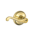 ENTRY LEVER BRIGHT BRASS