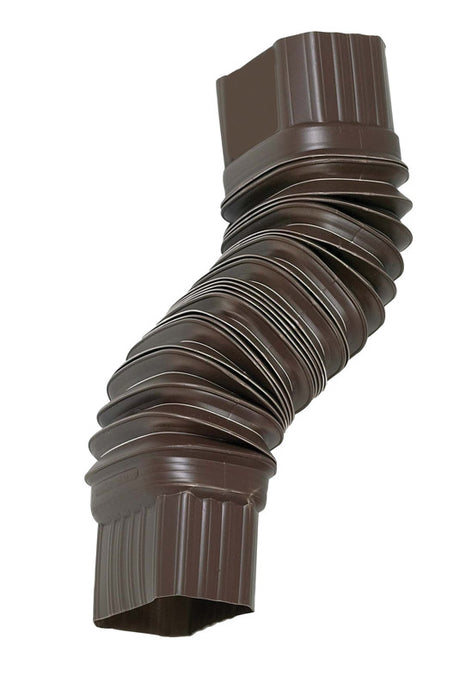 ELBOW FLEX 2X3" BROWN