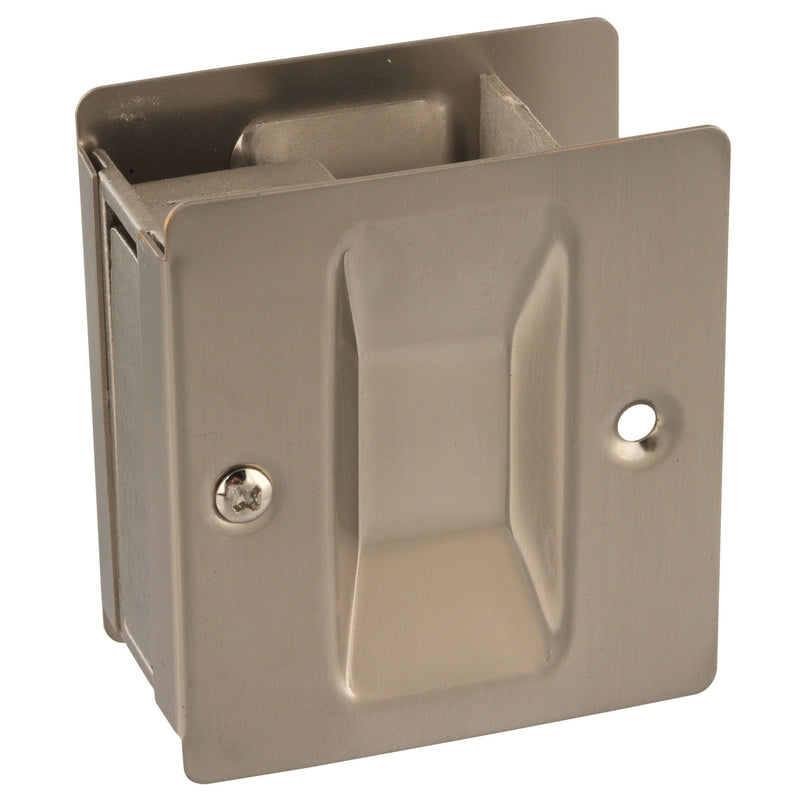 POCKET DOOR PULL STN NKL