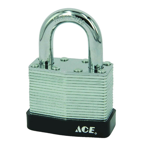 Ace 1-1/16 in. H X 1-3/16 in. W X 11/16 in. L Steel Pin Tumbler Padlock Keyed Alike