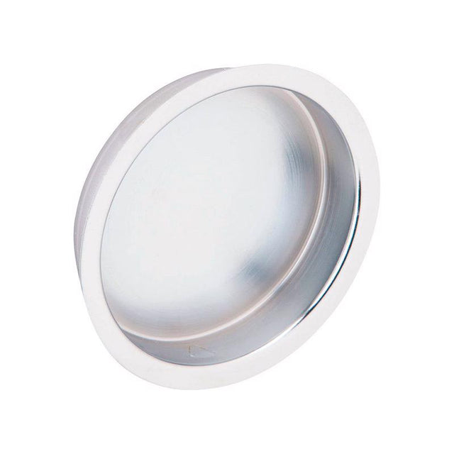 FLUSH PULL SATIN CHROME