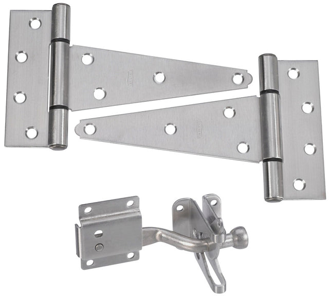 GATE HDWE KIT SS 6"2 HNG