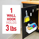 3M Command Medium Plastic Hook 3.16 in. L 7 pk