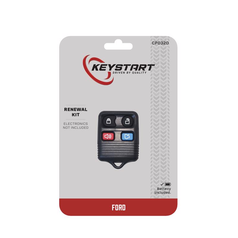 KeyStart Renewal KitAdvanced Remote Automotive Key FOB Shell CP032 Single For Ford