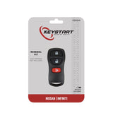 KeyStart Renewal KitAdvanced Remote Automotive Key FOB Shell CP014 Single For Nissan Infiniti