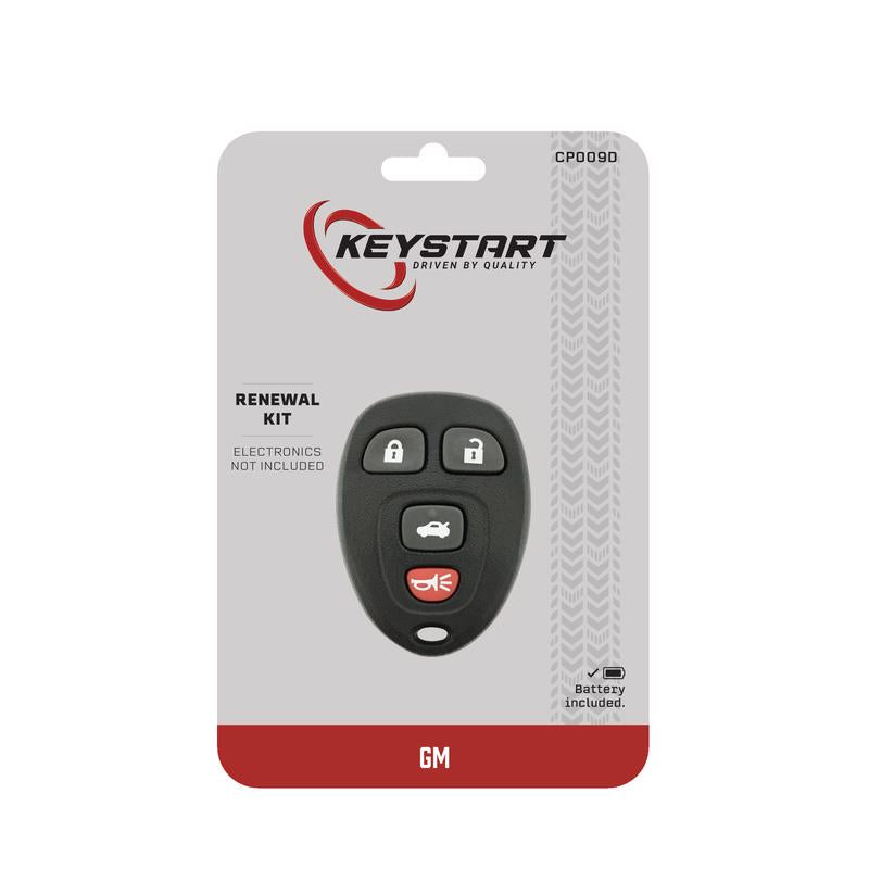 KeyStart Renewal KitAdvanced Remote Automotive Key FOB Shell CP009 Single For General Motors