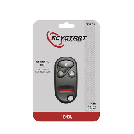 KeyStart Renewal KitAdvanced Remote Automotive Key FOB Shell CP126 Single For Honda