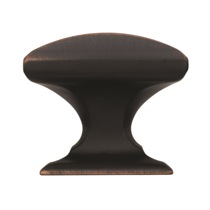 Amerock Candler Rectangle Cabinet Knob 1-1/8 in. Oil Rubbed Bronze 1 pk