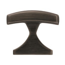 Amerock Davenport Square Cabinet Knob 1-3/8 in. Gunmetal 1 pk