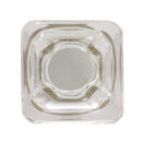 Amerock Glacio Square Cabinet Knob 1-5/16 in. Clear/Champagne 1 pk