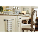 Amerock Candler Rectangle Cabinet Knob 1-1/4 in. Black Bronze 1 pk