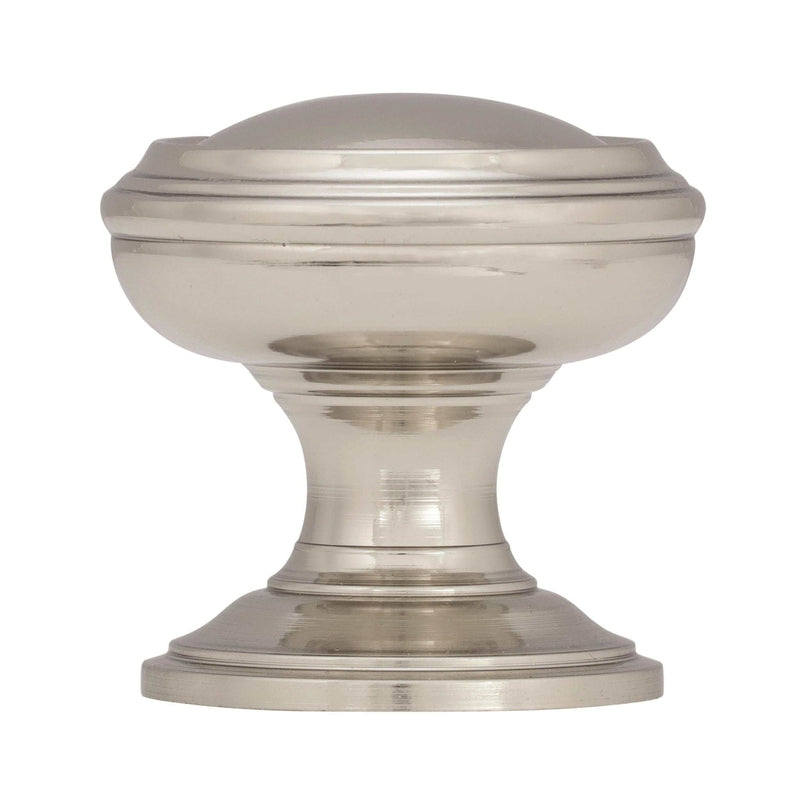 Amerock Revitalize Round Cabinet Knob 1-1/4 in. D 1-1/4 in. Polished Nickel 1 pk
