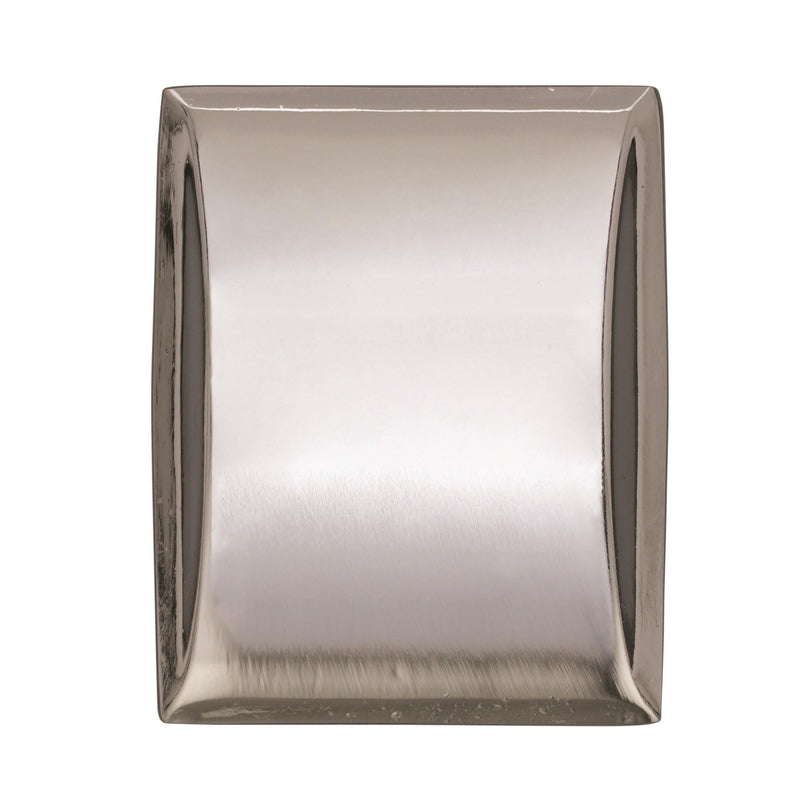 Amerock Candler Square Cabinet Knob 1 in. Polished Nickel 1 pk