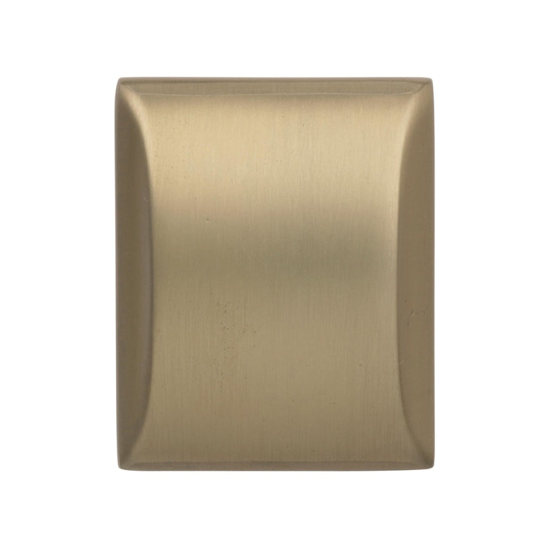 Amerock Candler Square Cabinet Knob 1-1/8 in. Golden Champagne 1 pk