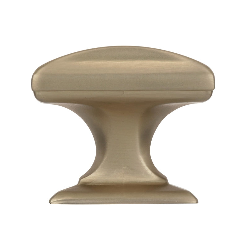 Amerock Candler Square Cabinet Knob 1-1/8 in. Golden Champagne 1 pk